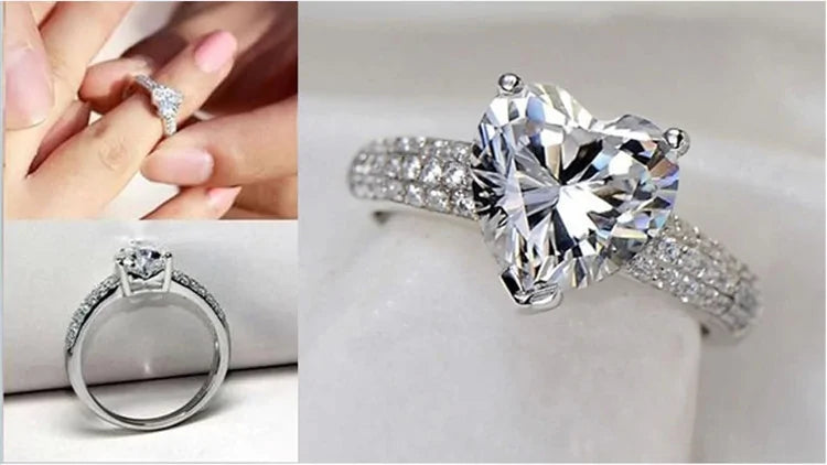 Heart Shaped Diamond Ring